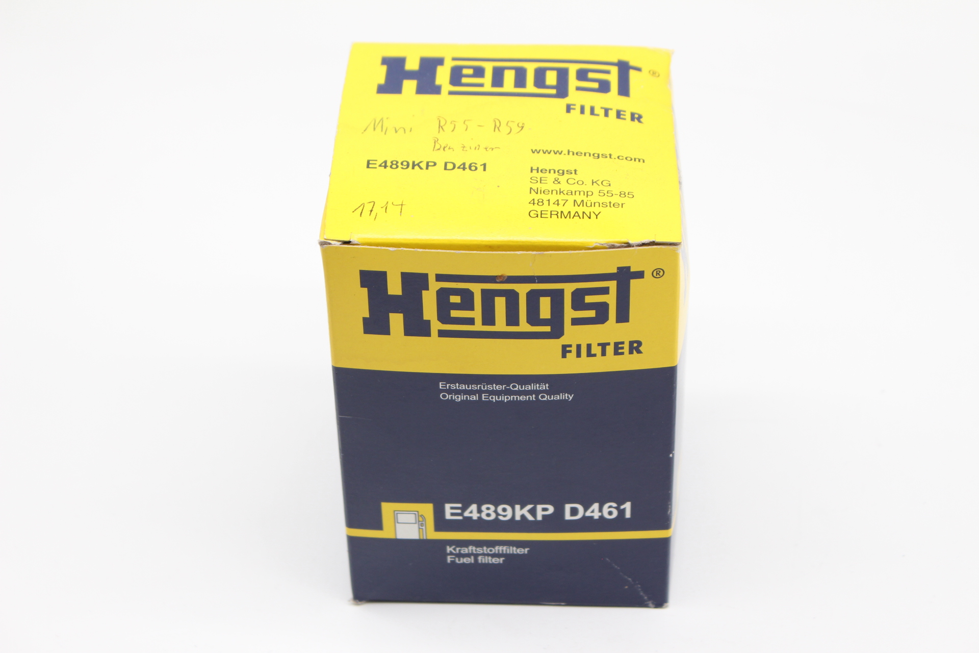 Kraftstofffilter HENGST FILTER E489KP D461 für MINI R55-R59