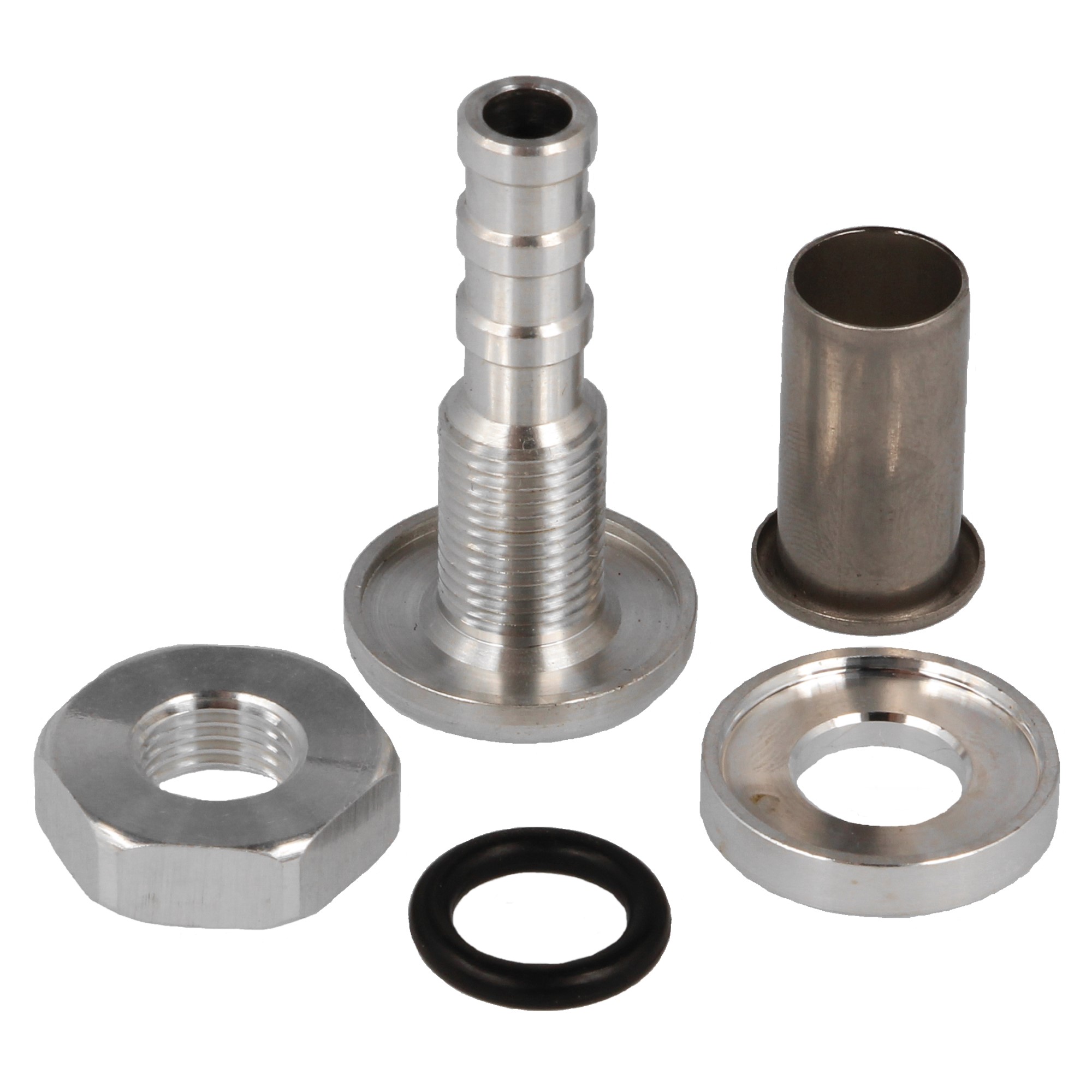 QSP selbstverschließender Fitting 8mm Aluminum